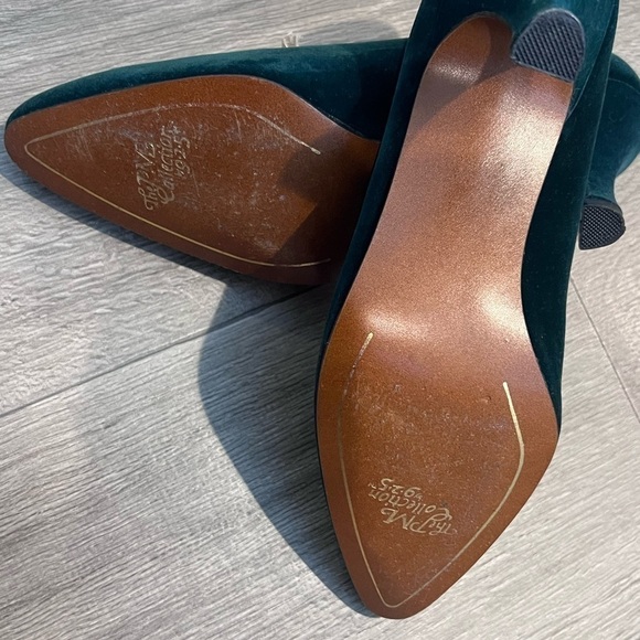 Vintage emerald green Pointed Toe Heels by 925‎ The PM Collection, Size 7M - Picture 3 of 7